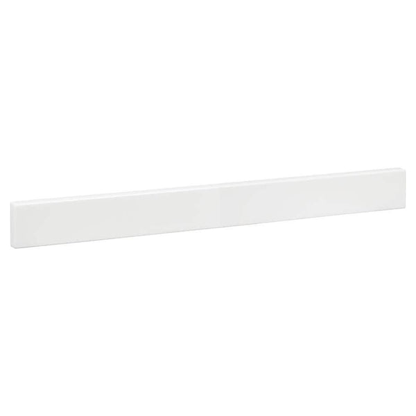 24 1/2 in. Cultured Marble Backsplash in White